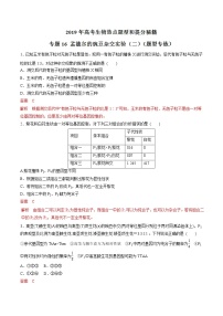 高考生物提分秘籍：专题16《孟德尔的豌豆杂交实验（二）》热点难点突破（含答案）