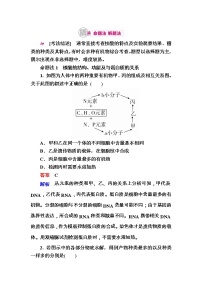 高考生物一轮对点训练：1-3 核酸、糖类和脂质 a Word版含解析