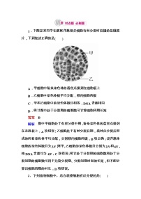 高考生物一轮对点训练：7-2 细胞有丝分裂的观察 b Word版含解析