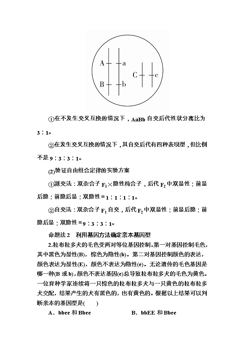高考生物一轮对点训练：12-1 自由组合定律及应用 a Word版含解析第3页