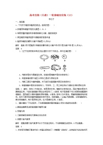 高考生物一轮复习基础夯实练16（含详解）