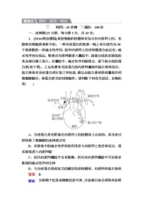 高考生物一轮复习特训：6细胞器 Word版含解析