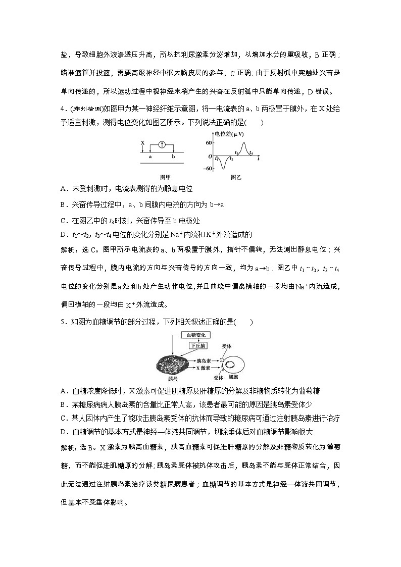 高考生物一轮复习方案练习：第8单元 单元过关检测（八） （含详解）第2页