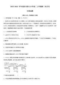 2021-2022学年重庆市第七中学高二上学期第二次月考生物试题含答案