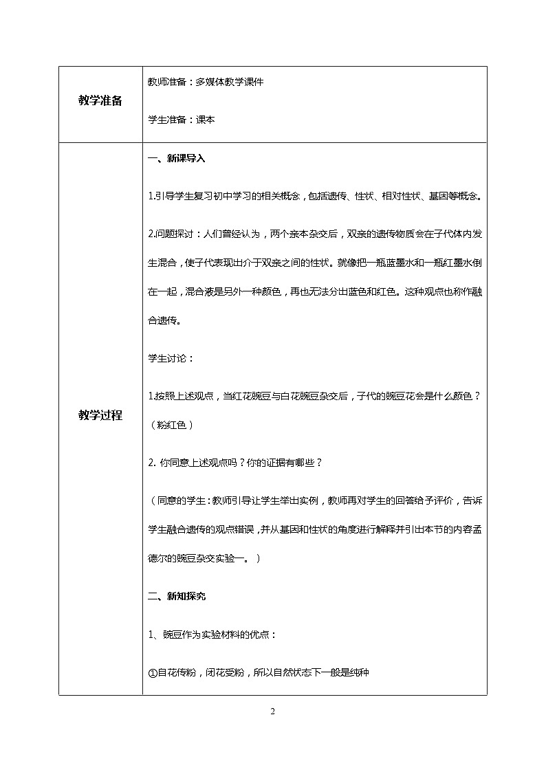 1.1《孟德尔的豌豆杂交实验（一）》课件（送教案+练习）02