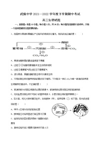 2022衡水武强中学高二下学期期中考试生物含答案