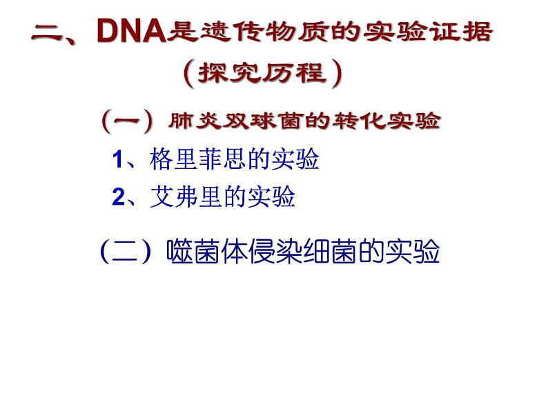 人教新课标高中生物必修二  3.1DNA是主要的遗传物质 课件04