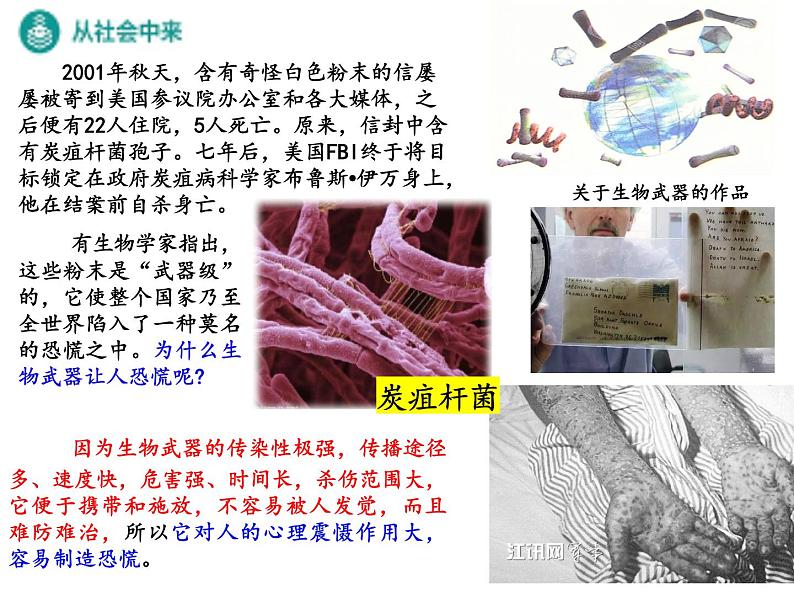 4.3禁止生物武器课件2021-2022学年高二下学期生物人教版选择性必修3第6页