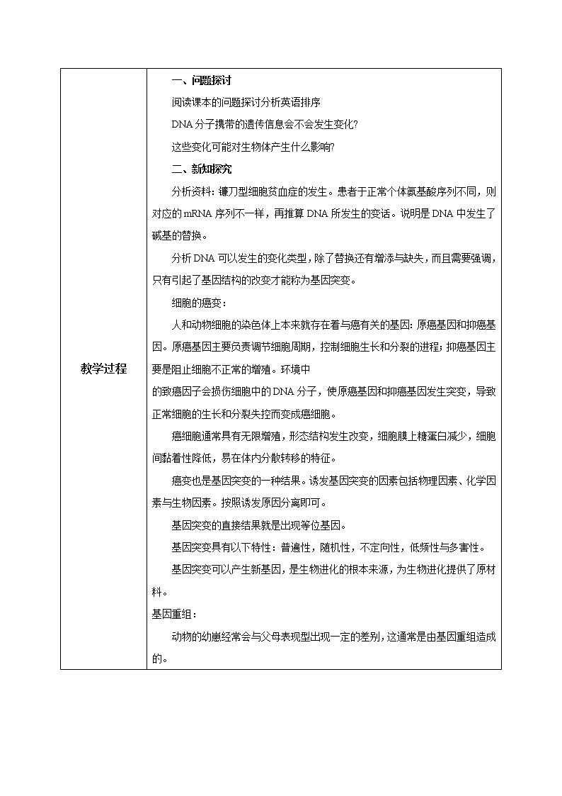 5.1《基因突变和基因重组》课件（送教案+练习）02