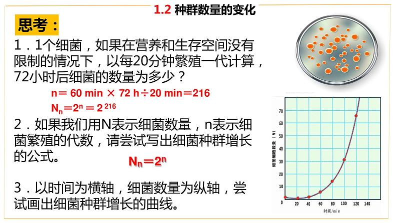 高中生物人教版（2019）选择性必修二1.2 种群数量的变化 课件第5页