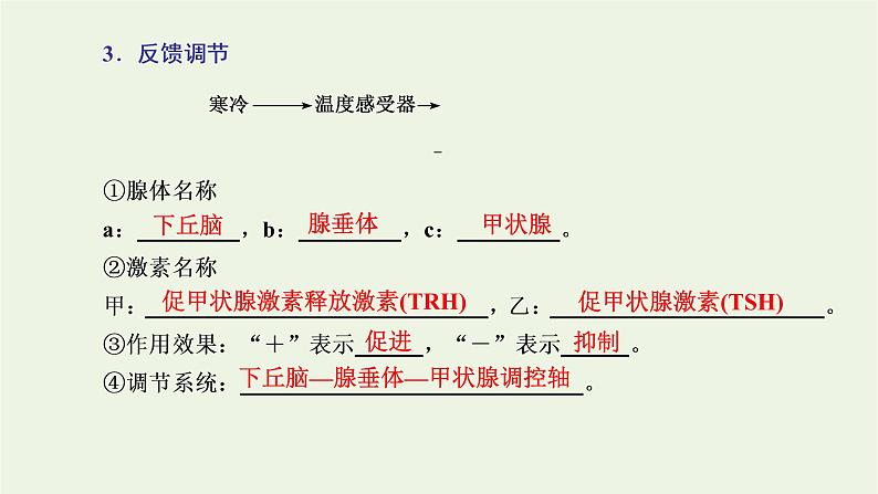 2022年新教材高中生物第三章体液调节第二节神经系统通过下丘脑控制内分泌系统课件浙科版选择性必修1第5页