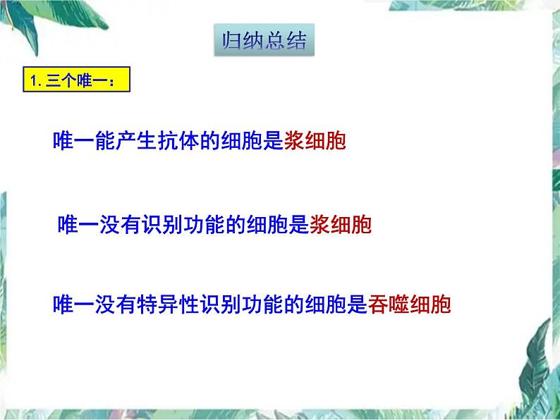 高考生物 稳态与环境 免疫调节 二轮复习优质复习课件PPT第4页