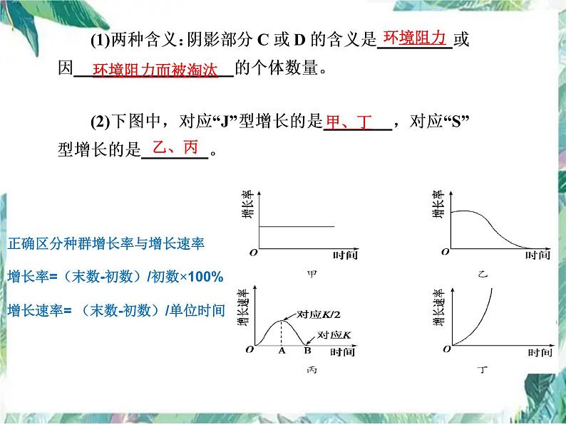 种群与群落  高考生物二轮复习 优质课件08