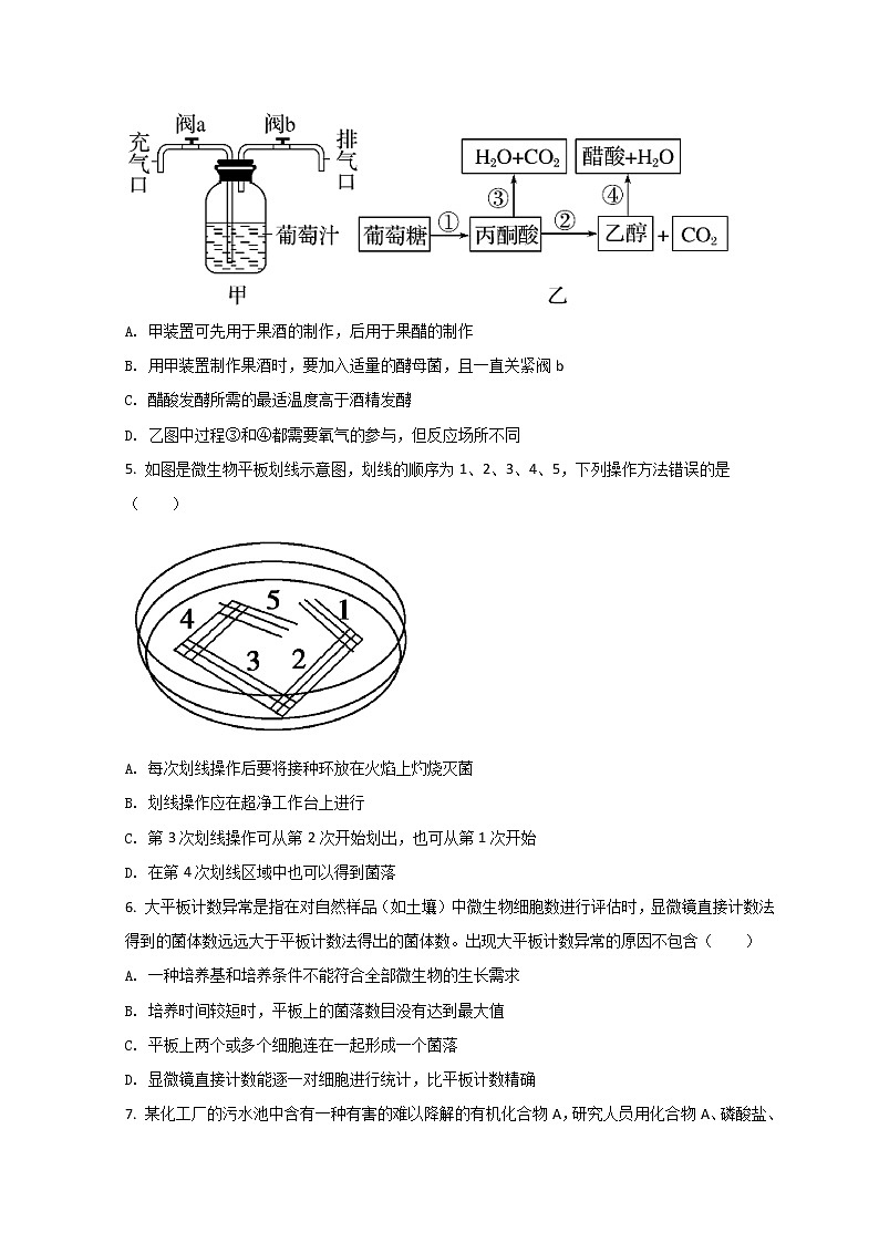 2022济南山东师大附中高二下学期第一次月考生物试题含答案02