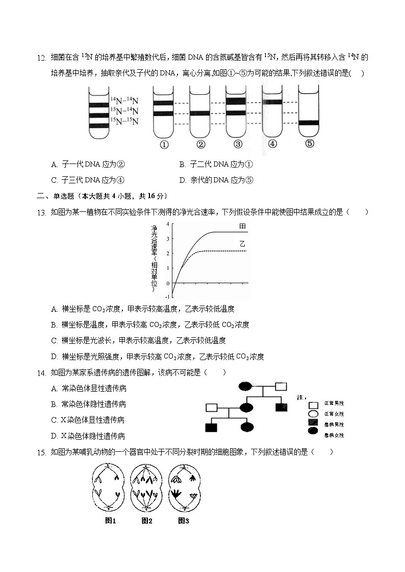 2021揭阳揭西县河婆中学高一下学期期中生物试题含答案03