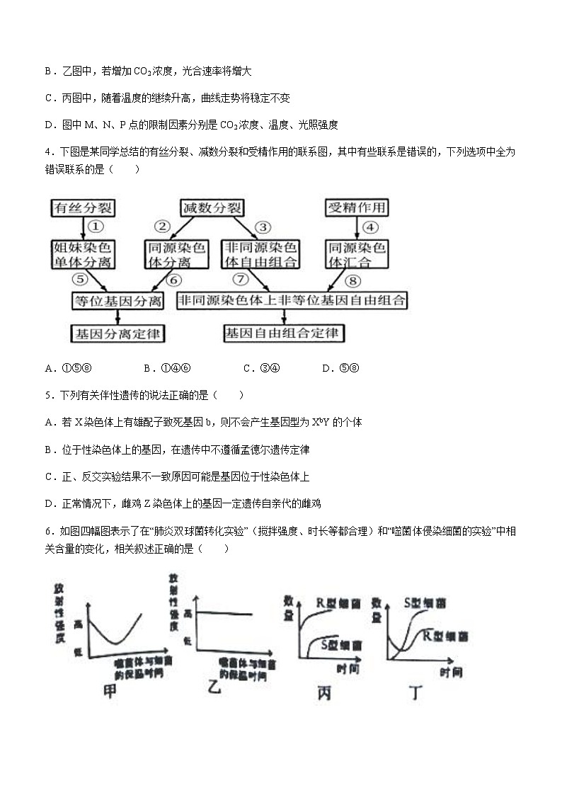 2021信阳高级中学高一下学期6月月考生物试题含答案第2页