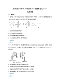 2022重庆市育才中学高三下学期二诊模拟考试（二）生物含答案