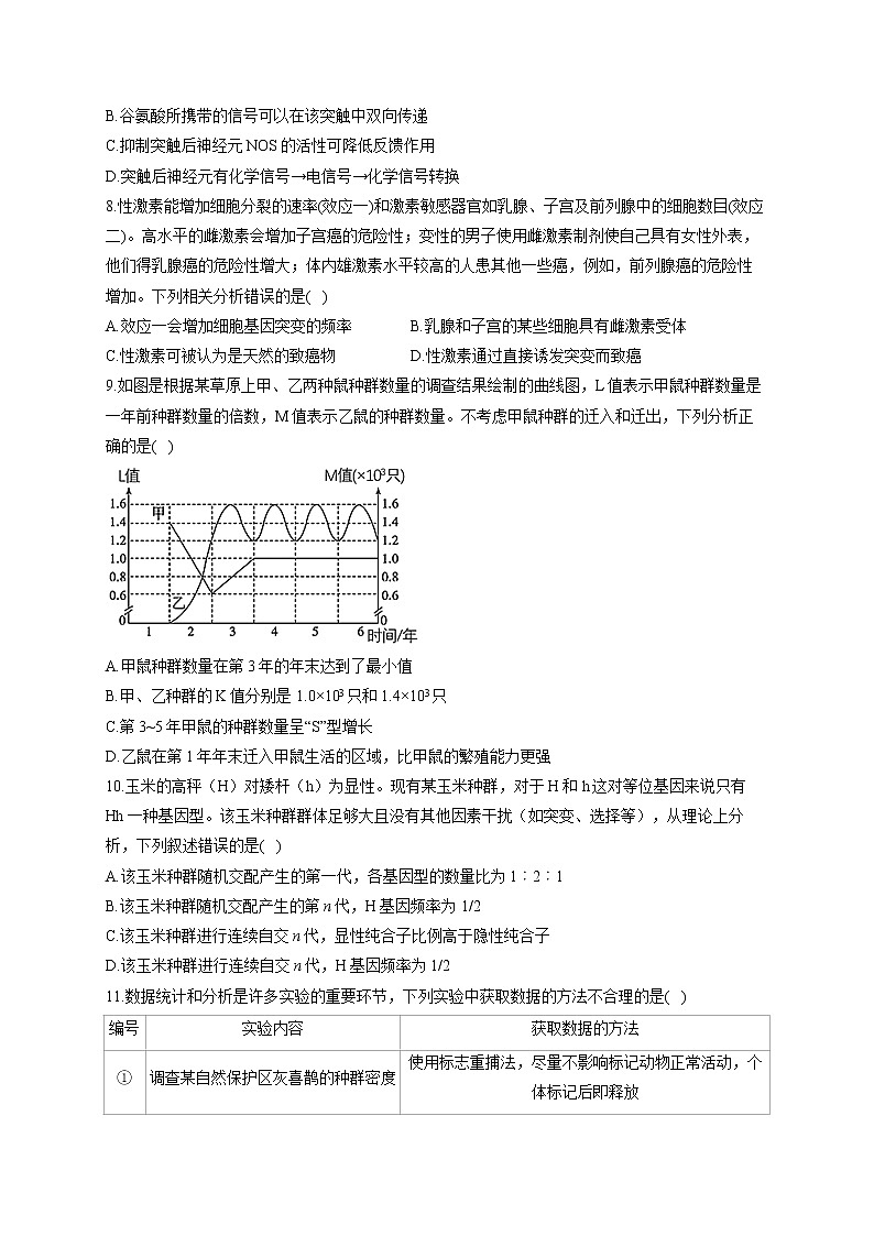 2022届新高考生物考前冲刺模拟卷 福建专版03