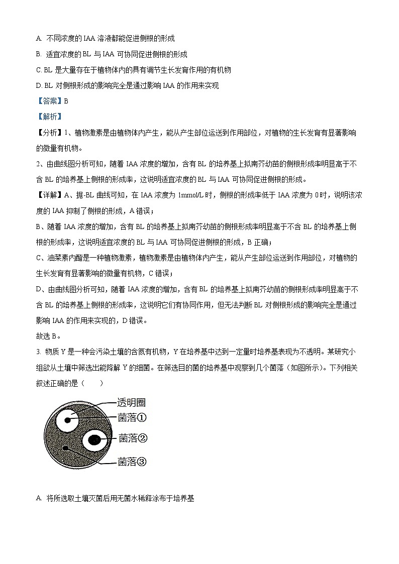 天津市和平区2022届高三下学期总复习质量检测（二）生物答案第2页