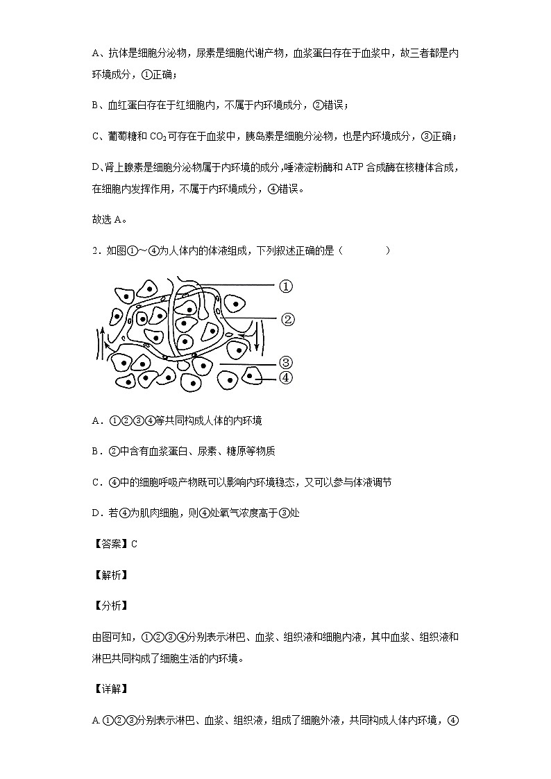2021-2022学年河北省衡水市武强中学高二上学期第三次月考生物试题含解析第2页