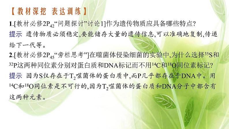 高考生物二轮复习专题四遗传的分子课件第4页