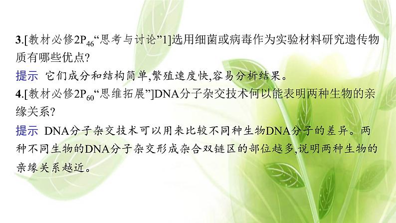 高考生物二轮复习专题四遗传的分子课件第5页