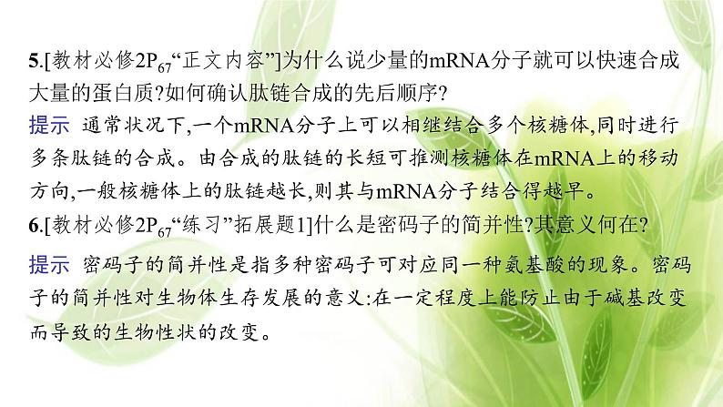 高考生物二轮复习专题四遗传的分子课件第6页