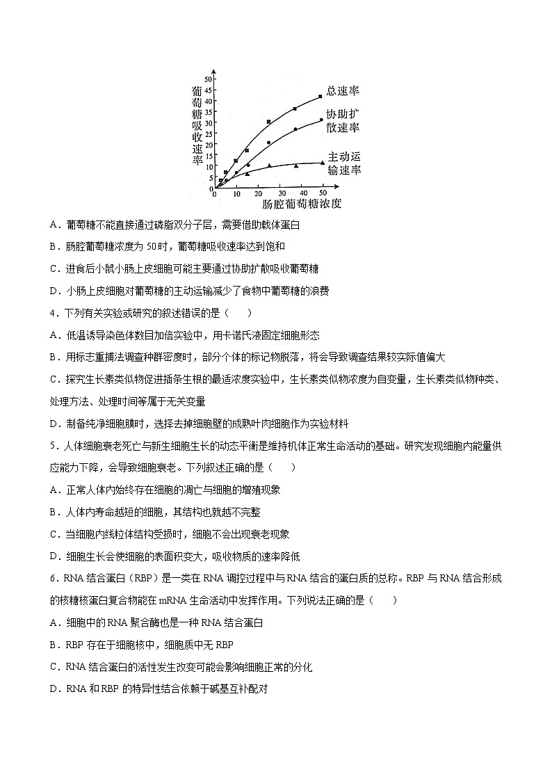 生物-2022年高考考前押题密卷（河北卷）（A4考试版）第2页