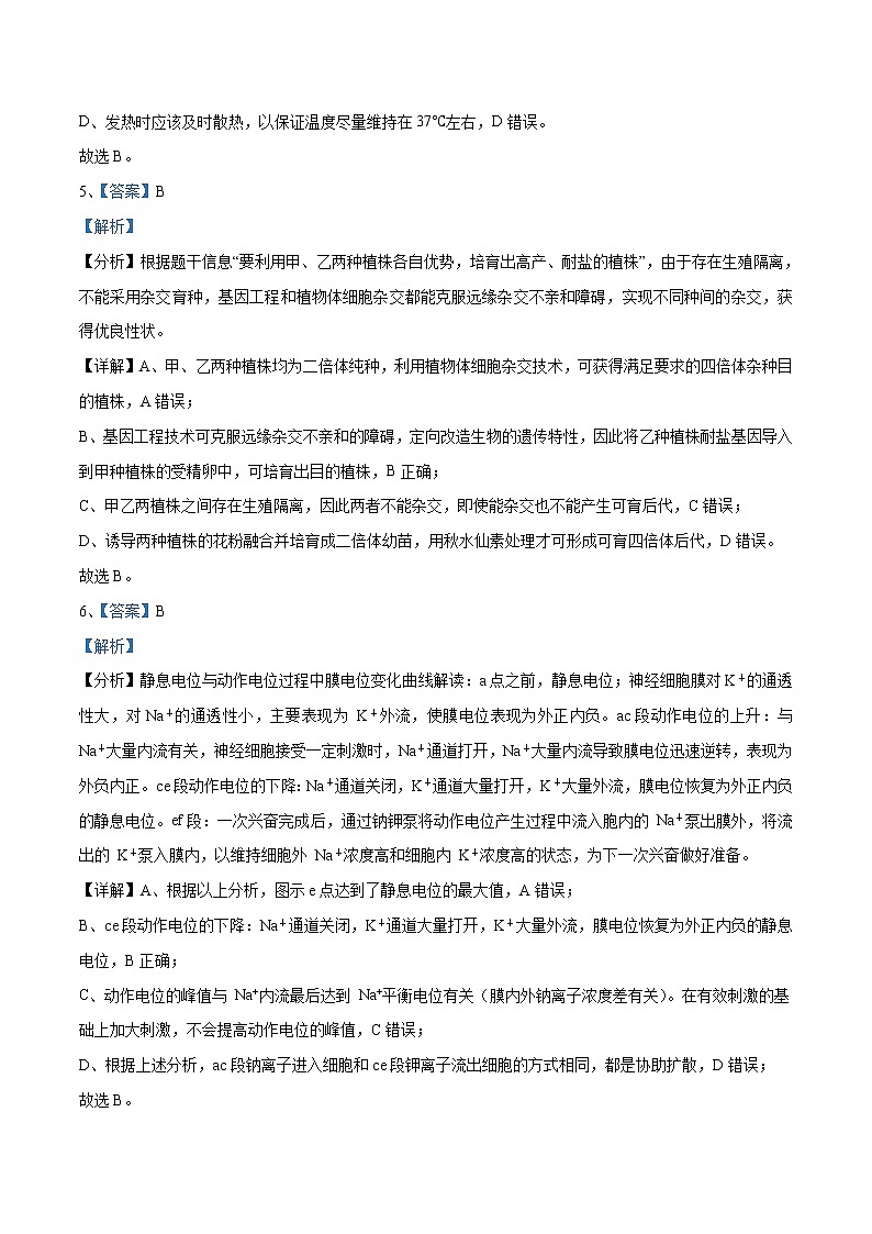 2022年高考押题预测卷03（江苏卷）-生物（全解全析）第3页