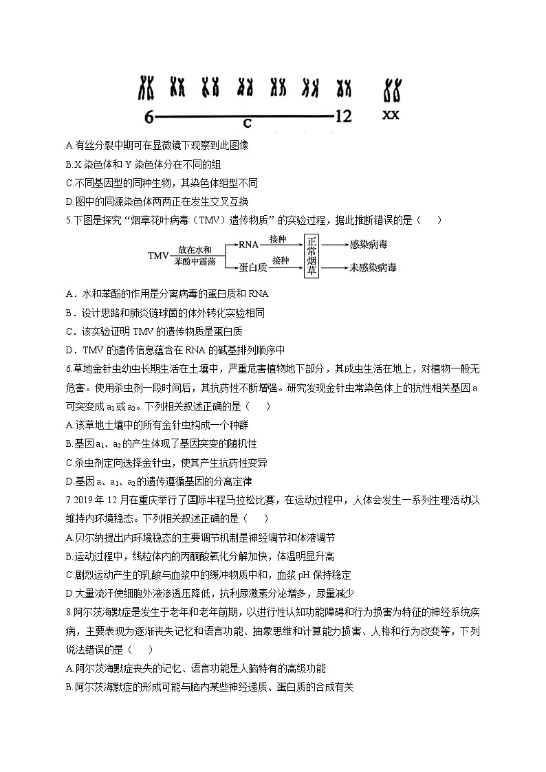 2022届新高考生物三模试卷（含答案） (5)第2页