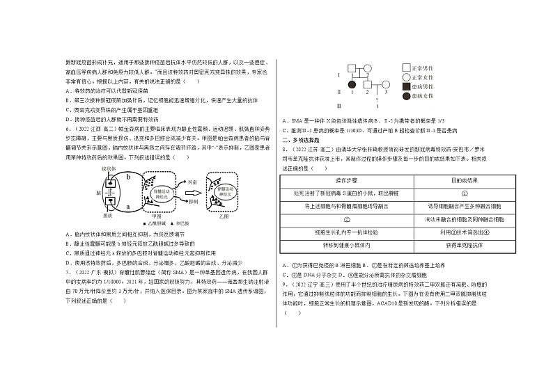 2022届高考生物三轮复习热点猜测——天价药降价第2页