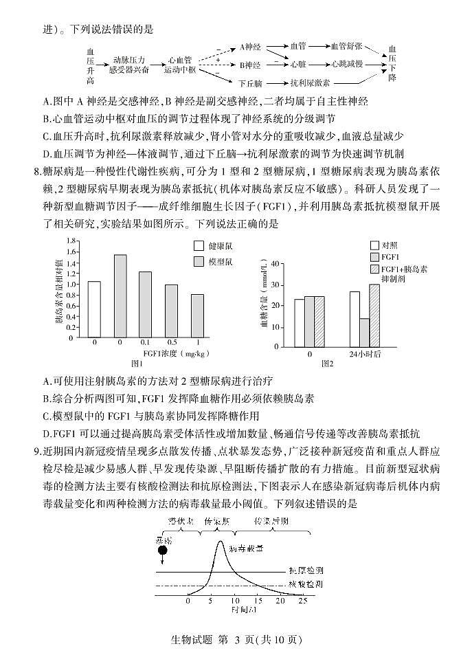 2022临沂高考三模生物试题PDF版含答案03
