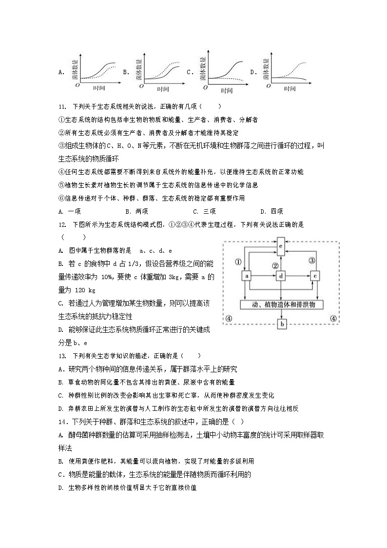 2021-2022学年四川省遂宁市第二中学校高二下学期半期考试生物试题含答案第3页