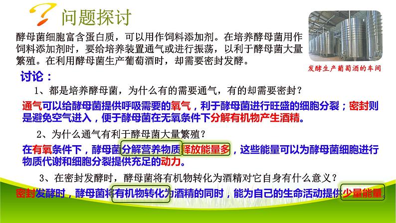 5.3 细胞呼吸的原理和应用（第一课时） 课件-2021-2022学年人教版（2019）高一生物必修一第4页