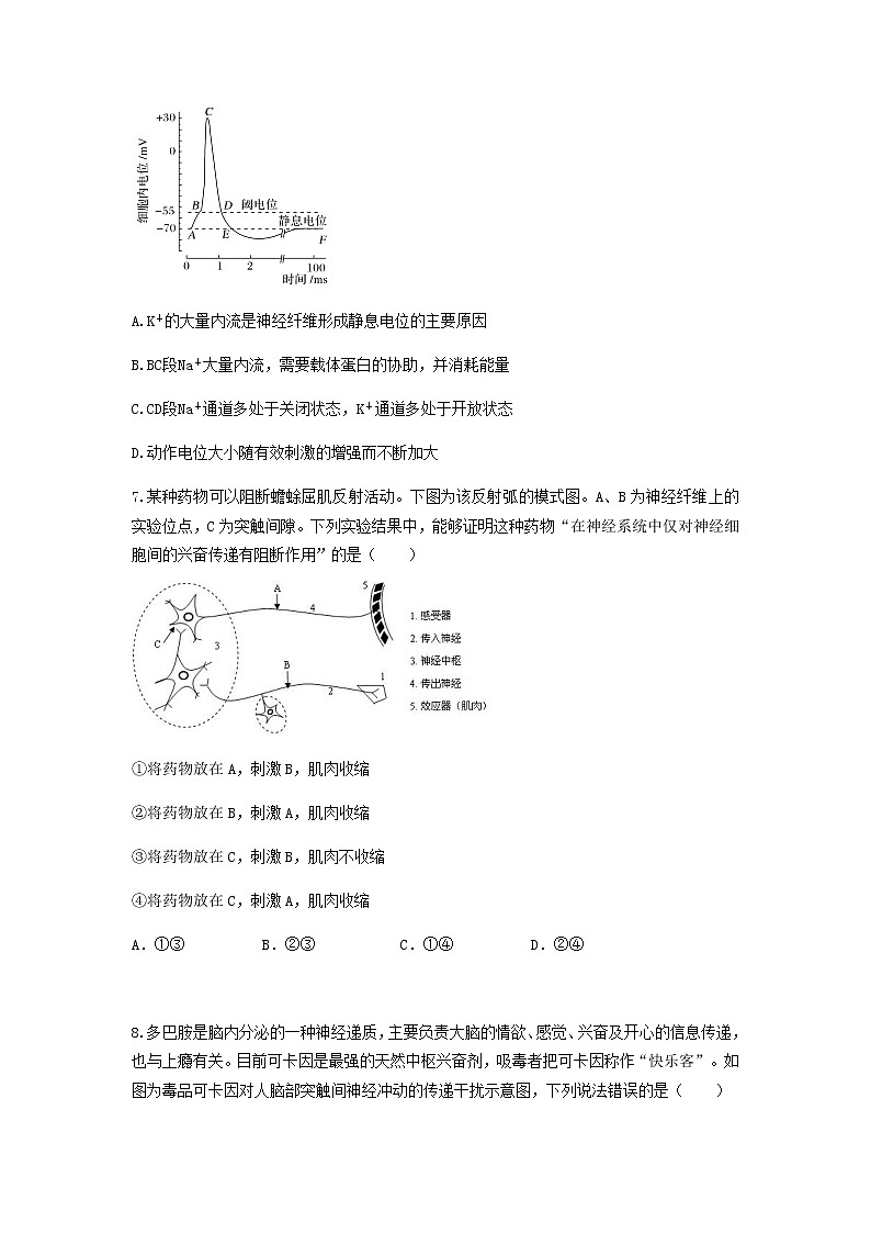 山东省济宁市鱼台县第一中学2021-2022学年高二上学期第一次月考生物试题第3页