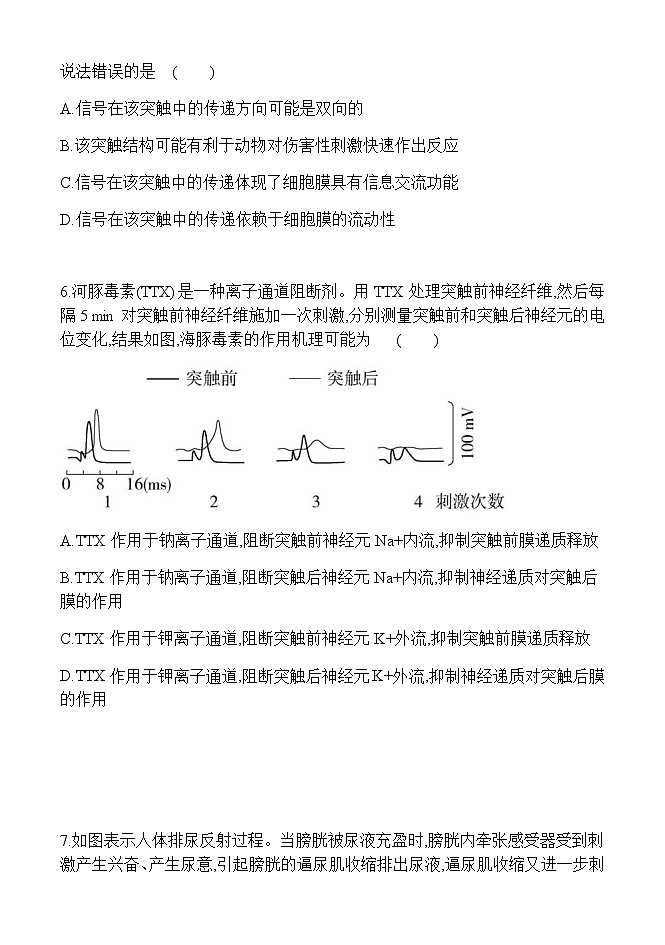 2022临沂平邑县一中实验部高二上学期第二次月考生物试题含答案第3页