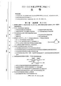 2022河南省创新发展联盟高二上学期9月联合考试（一）生物试题扫描版含答案