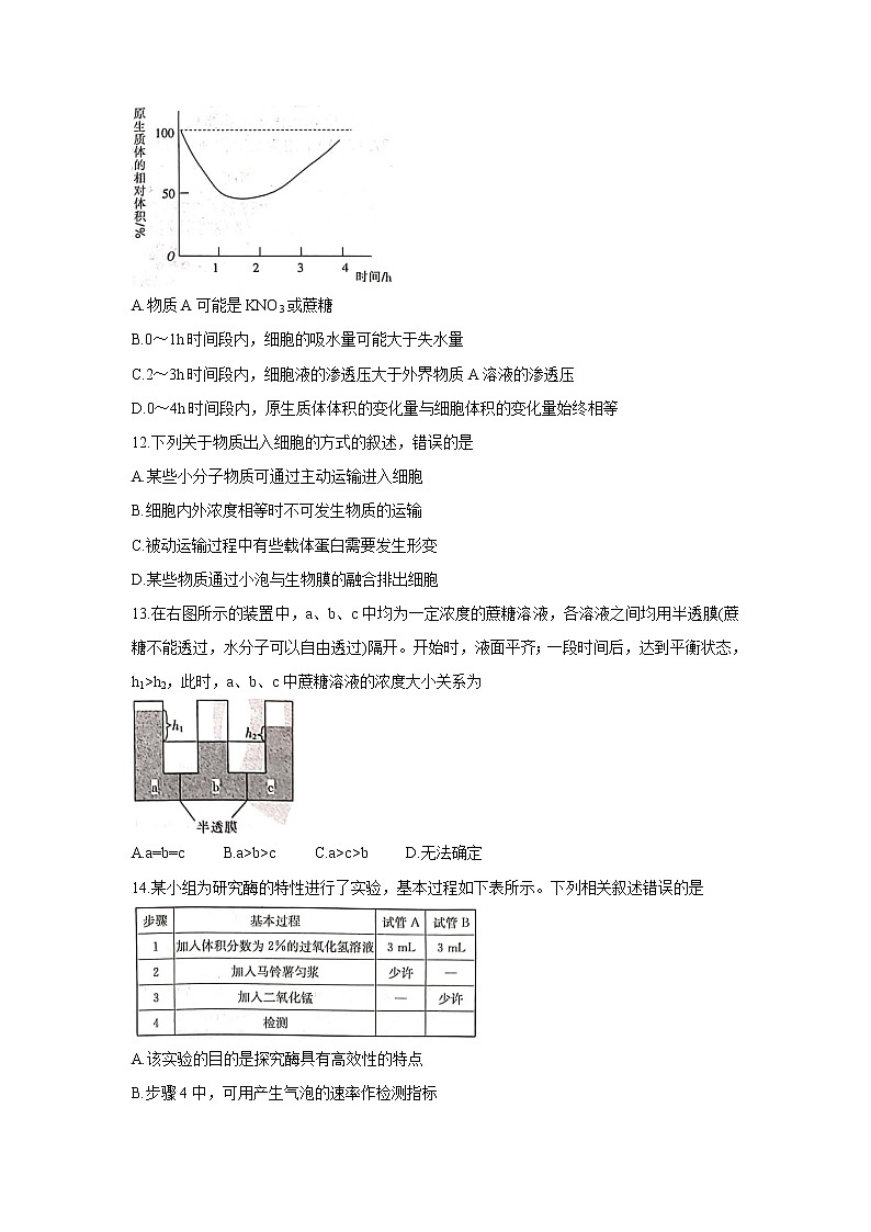 2021南阳春期高二下学期A类重点高中六校联考生物含答案第3页