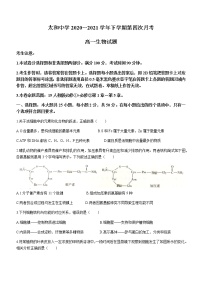 2021蚌埠太和中学高一下学期第四次月考生物试题含答案