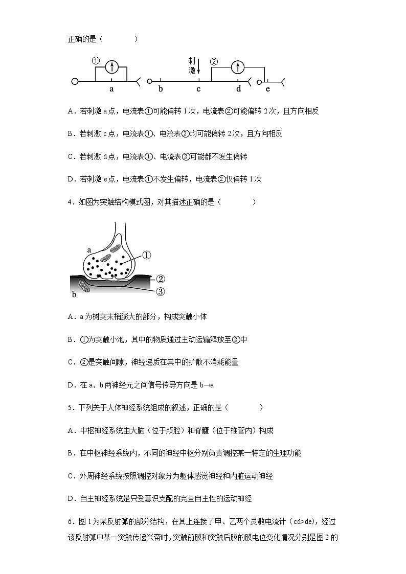 2021-2022学年河北省石家庄市二中教育集团高二上学期期末生物试题含解析第2页