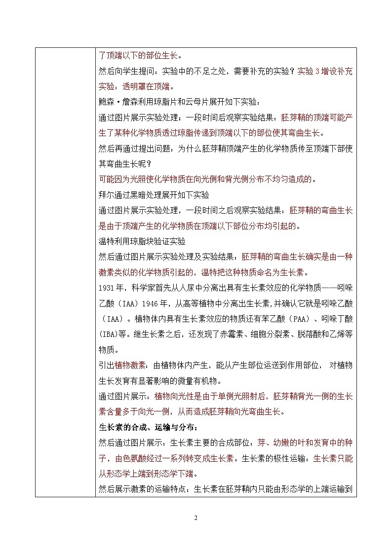 第一节《植物生长素》课件+教案02