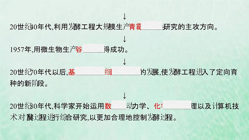 新人教版高中生物选择性必修3第一章发酵工程第1节传统发酵技术的应用课件06