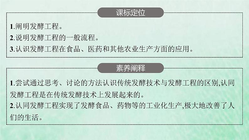 新人教版高中生物选择性必修3第一章发酵工程第3节发酵工程及其应用课件03