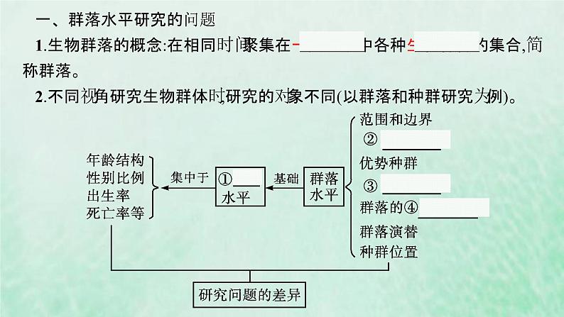 新人教版高中生物选择性必修2第二章群落及其演替第1节群落的结构课件07