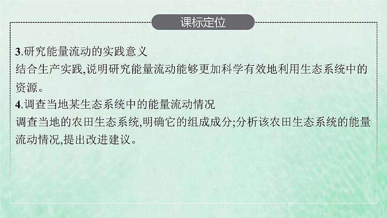 新人教版高中生物选择性必修2第三章生态系统及其稳定性第2节生态系统的能量流动课件第4页