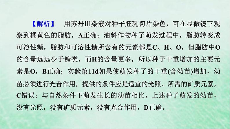 高考生物二轮复习热点专训2种子与果实课件第5页