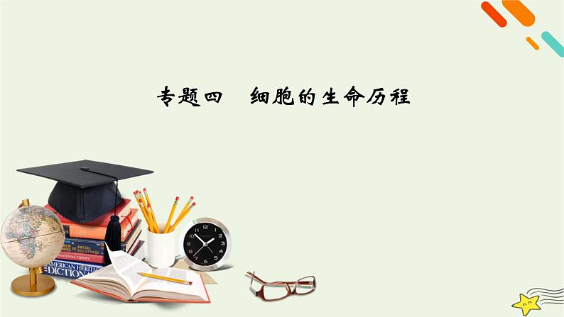 高考生物二轮复习板块1以细胞为核心的细胞系统专题4细胞的生命历程课件第2页