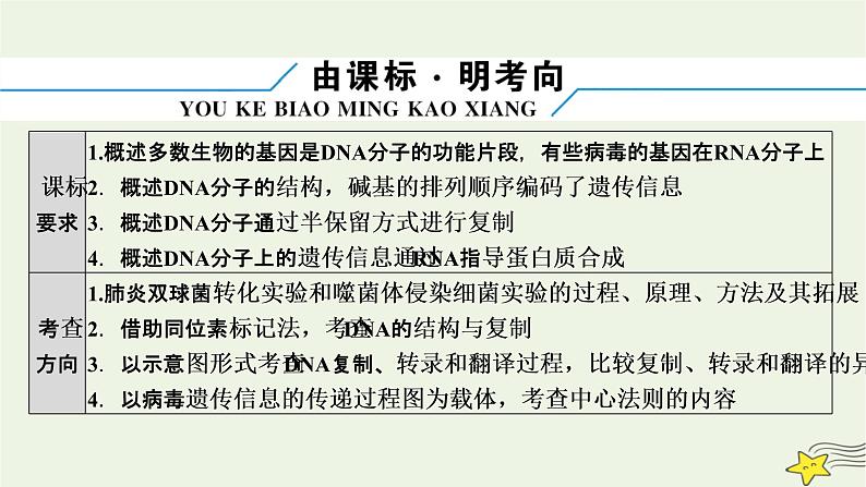 高考生物二轮复习板块2以基因为主导的遗传变异系统专题5遗传的分子基础课件第5页