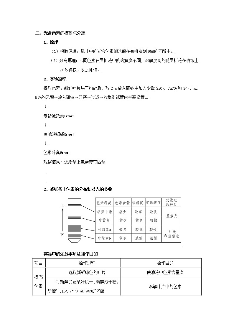 浙江专用高考生物一轮复习考点06光合作用含解析第2页