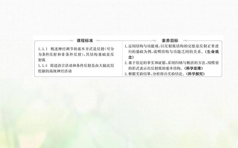 新人教版高中生物选择性必修1第2章神经调节第2节神经调节的基本方式课件02